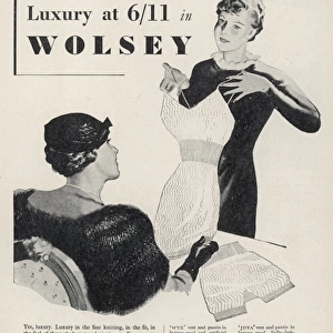 Wolsey knitwear advertisement