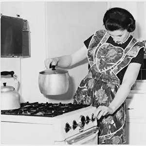 Woman Cooking 1960S