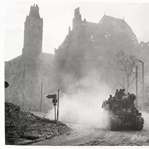 World War II tank in Magdeberg, Germany