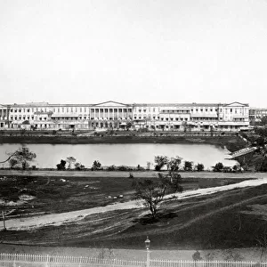 Writers Building Calcutta, (Kolkata) India c. 1860 s