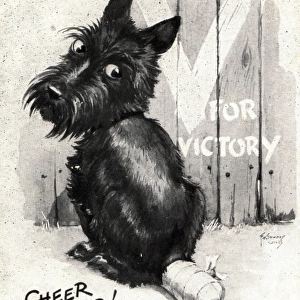 WW2 greetings card, Cheer up