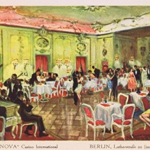 The yellow hall of the Casanova Casino International