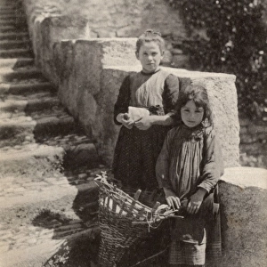 Two young girls from Como, Italy