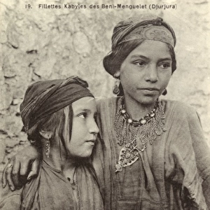 Young Kabyle Girls from the Djurjura Mountains