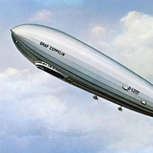 Zeppelin Lz 127 / Postcard