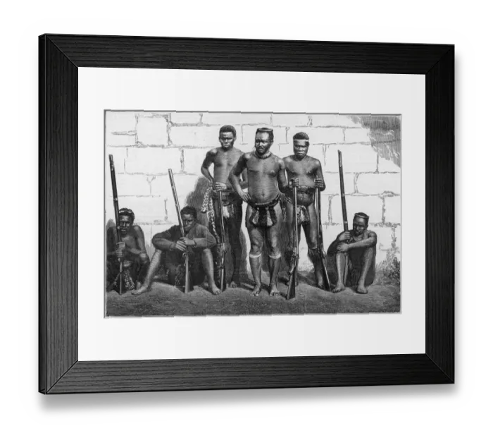 Framed Print : Zulu War, Dabulamanzi 1879 Framed Print : Zulu War, Dabulamanzi 1879