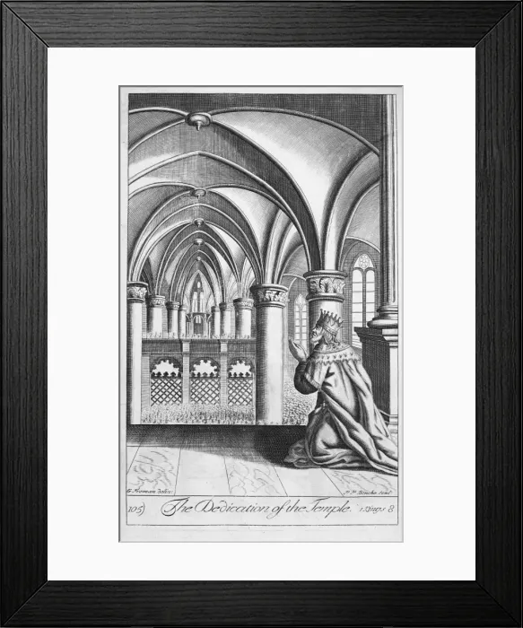 Framed Print : The dedication of the temple Framed Print : The dedication of the temple