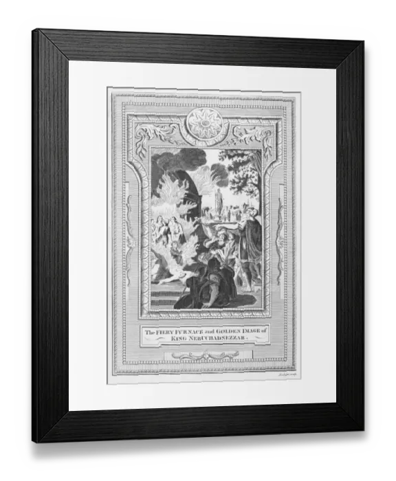 Framed Print : The Fiery Furnace and the Golden Image of Nebuchanezzar Framed Print : The Fiery Furnace and the Golden Image of Nebuchanezzar