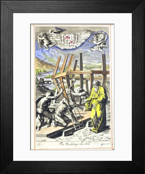 Framed Print : Building the Ark Framed Print : Building the Ark