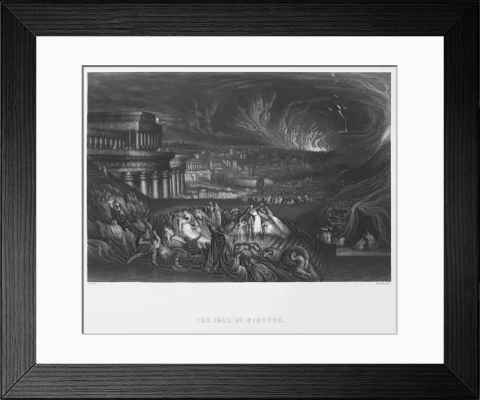 Framed Print : Fall of Nineveh Framed Print : Fall of Nineveh