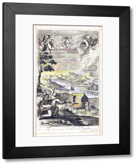 Framed Print : The animals leave Noahs Ark Framed Print : The animals leave Noahs Ark