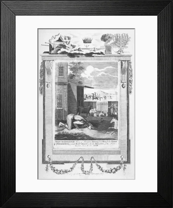 Framed Print : God humbles Nebuchanezzar Framed Print : God humbles Nebuchanezzar