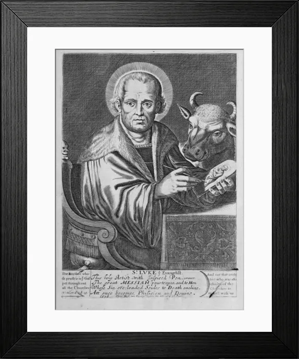 Framed Print : Saint Luke the Evangelist Framed Print : Saint Luke the Evangelist