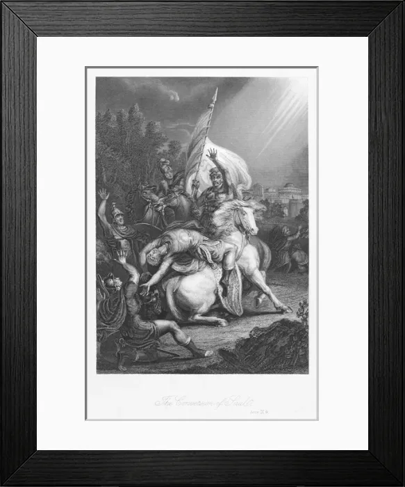 Framed Print : The Conversion of Paul the Apostle / King Saul Framed Print : The Conversion of Paul the Apostle / King Saul