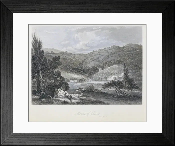 Framed Print : The Mount of Olives - near Jerusalem Framed Print : The Mount of Olives - near Jerusalem