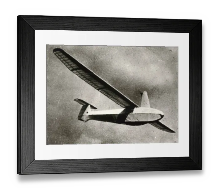 Framed Print : Haesller-Villinger man-powered aircraft Mufli of 1935