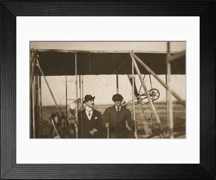 Framed Print : Hon Cs Rolls and Wilbur Wright