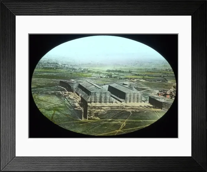 Framed Print : Airship hangars An O E Simmonds view Framed Print : Airship hangars An O E Simmonds view