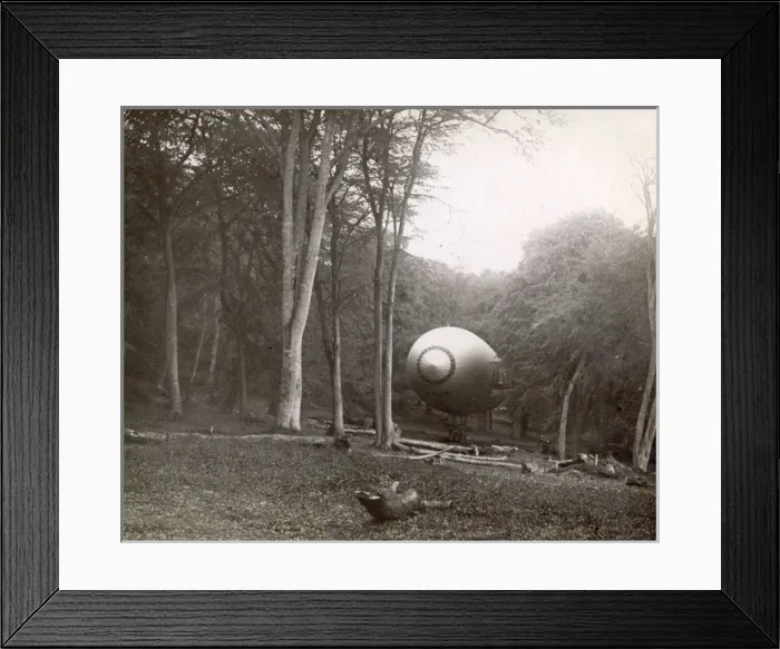 Framed Print : Godmersham Airship Moorings Framed Print : Godmersham Airship Moorings