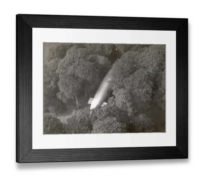 Framed Print : Godmersham Airship Moorings Framed Print : Godmersham Airship Moorings