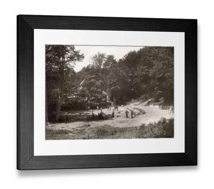 Framed Print : Laira Airship Moorings (sub-station to Mullion) Framed Print : Laira Airship Moorings (sub-station to Mullion)