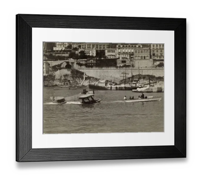 Framed Print : Dr Gabriel Espanets Nieuport seaplane