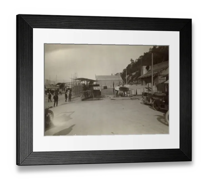 Framed Print : Gilberts Morane-Saulnier seaplane (left) Framed Print : Gilberts Morane-Saulnier seaplane (left)