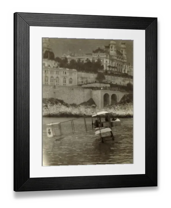 Framed Print : M Gauberts Maurice Farman seaplane Framed Print : M Gauberts Maurice Farman seaplane