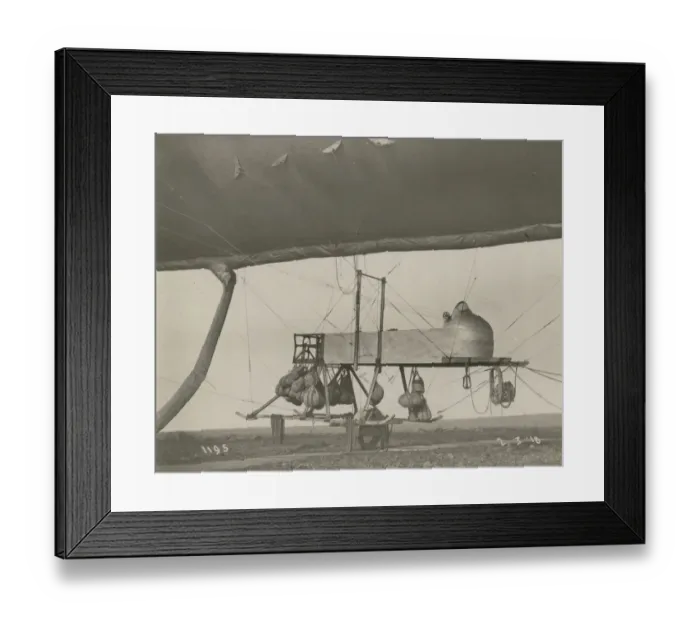 Framed Print : An SS-class airship at the Naval Airship Station, Walney