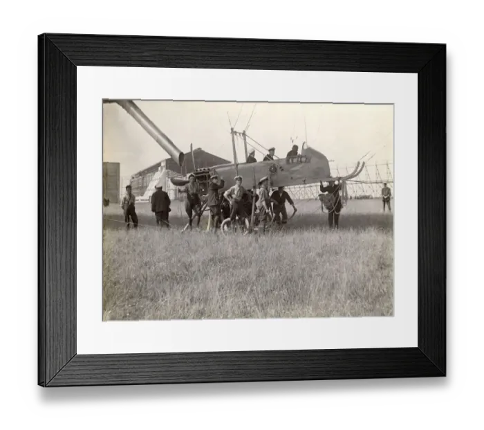 Framed Print : The Maurice Farman fuselage of an SS airship Framed Print : The Maurice Farman fuselage of an SS airship