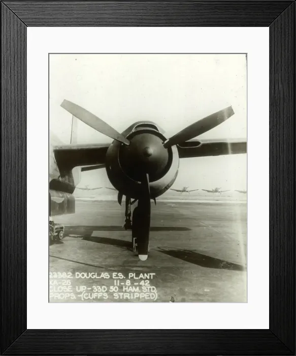 Framed Print : Engine installation on the Douglas XA-26 Invader Framed Print : Engine installation on the Douglas XA-26 Invader