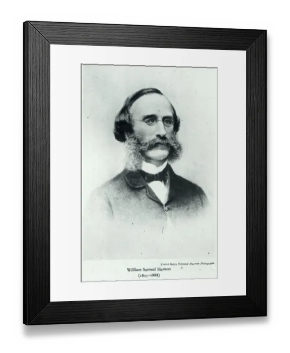 Framed Print : William Samuel Henson, 1805-1888 Framed Print : William Samuel Henson, 1805-1888