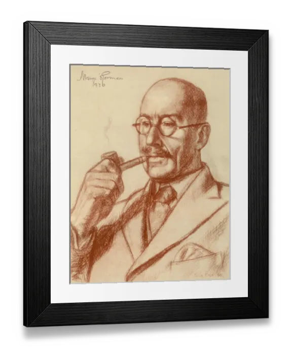 Framed Print : Sketch of Mervyn Joseph Pius OGorman (1871-1958) Framed Print : Sketch of Mervyn Joseph Pius OGorman (1871-1958)