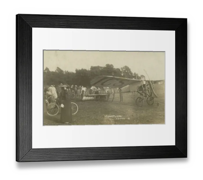Framed Print : The International Correspondence Schools Bleriot monoplane Framed Print : The International Correspondence Schools Bleriot monoplane
