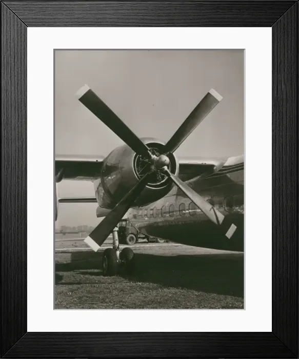 Framed Print : de Havilland hollow-steel-bladed propeller under development Framed Print : de Havilland hollow-steel-bladed propeller under development