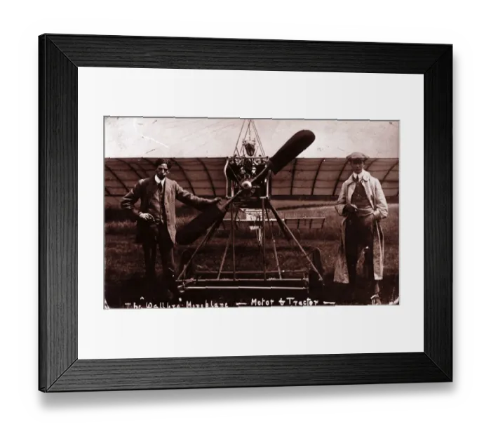 Framed Print : Wallbro monoplane of 1909 Framed Print : Wallbro monoplane of 1909