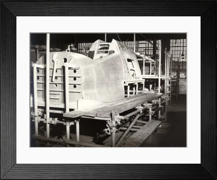 Framed Print : Saunders-Roe SR177 during construction Framed Print : Saunders-Roe SR177 during construction
