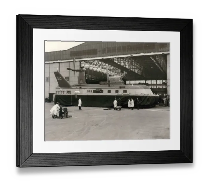 Framed Print : British Hovercraft Corporation BH7 Mk2, XW255 Framed Print : British Hovercraft Corporation BH7 Mk2, XW255