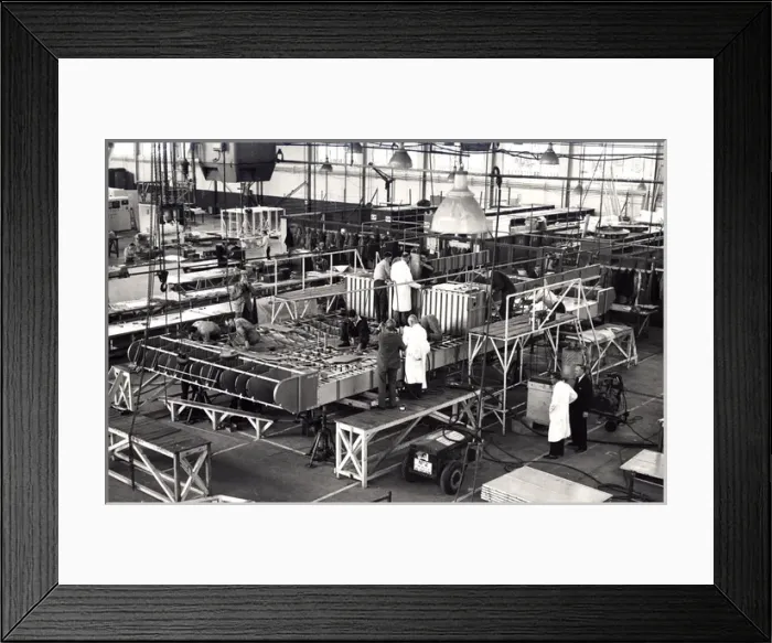 Framed Print : Vickers VA-3 under construction Framed Print : Vickers VA-3 under construction