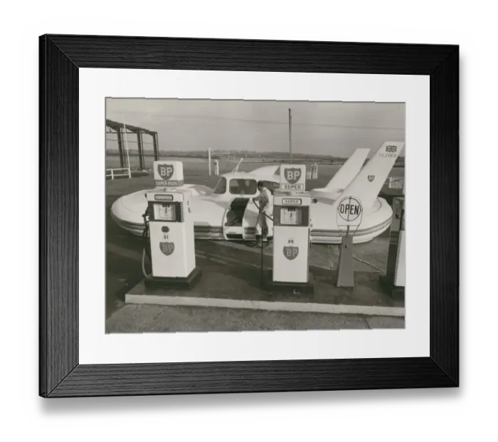 Framed Print : Britten-Norman Cushioncraft CC-2, CC2-002, being fuelled Framed Print : Britten-Norman Cushioncraft CC-2, CC2-002, being fuelled