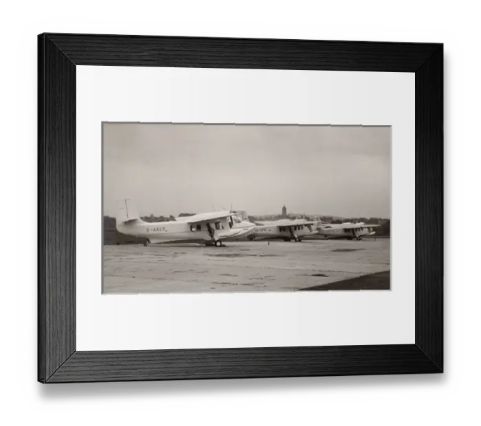 Framed Print : Short SA6 Sealands, G-AKLV, YU-CFK and YU-CFJ Framed Print : Short SA6 Sealands, G-AKLV, YU-CFK and YU-CFJ