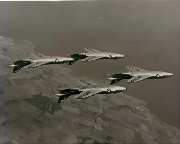 Four Supermarine Scimitars of 807 Squadron