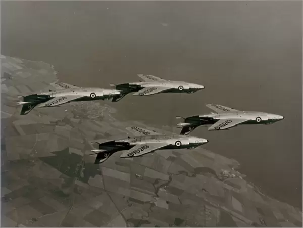 Four Supermarine Scimitars of 807 Squadron