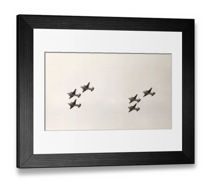 Framed Print : Six Vickers Varsitys in formation Framed Print : Six Vickers Varsitys in formation