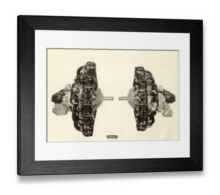 Framed Print : Pratt & Whitney R-1340 Wasp radial, side view Framed Print : Pratt & Whitney R-1340 Wasp radial, side view