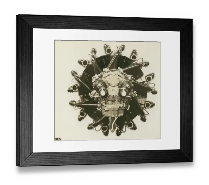 Framed Print : Pratt & Whitney R-1340 Wasp radial, rear view Framed Print : Pratt & Whitney R-1340 Wasp radial, rear view