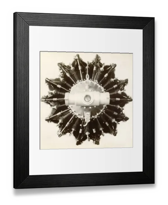 Framed Print : Pratt & Whitney R-1830 Twin Wasp radial, front view Framed Print : Pratt & Whitney R-1830 Twin Wasp radial, front view