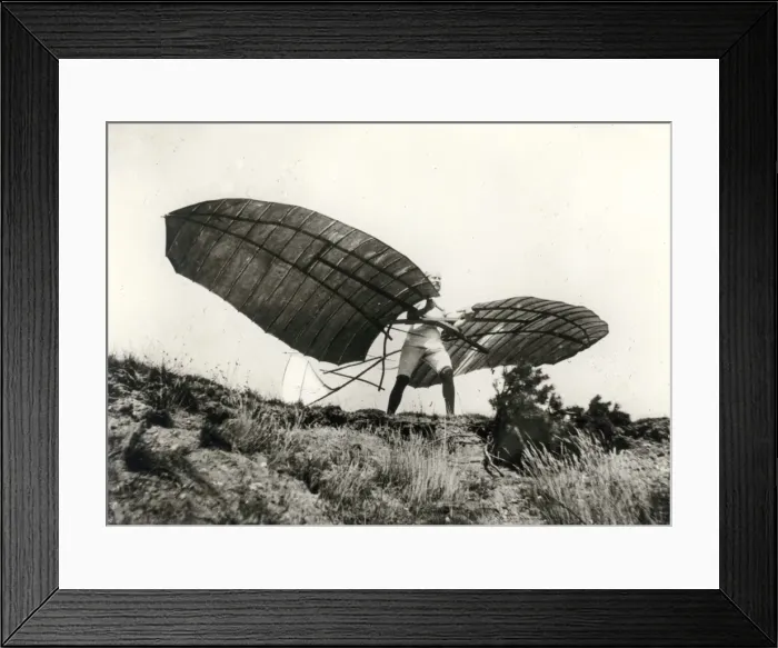 Framed Print : Lilienthal glider Framed Print : Lilienthal glider