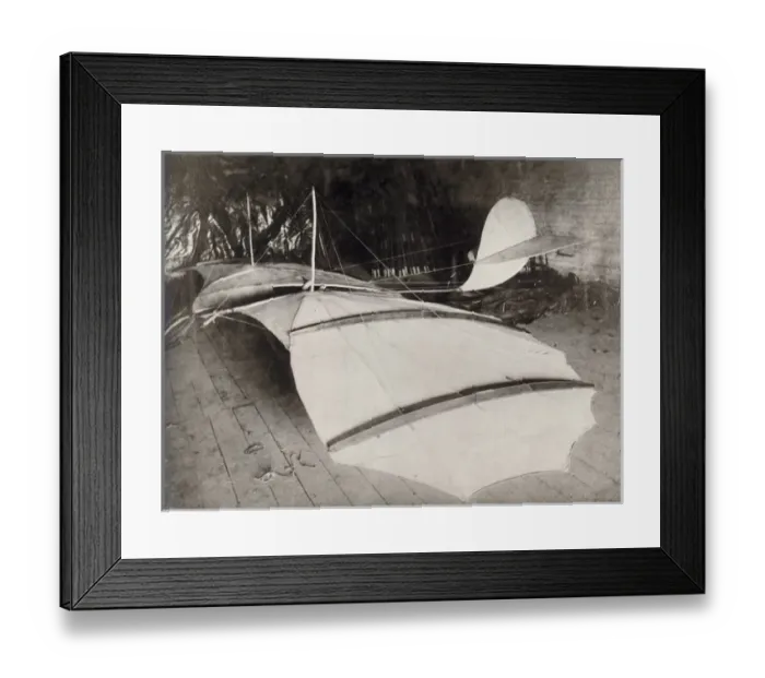 Framed Print : Lilienthal glider Framed Print : Lilienthal glider
