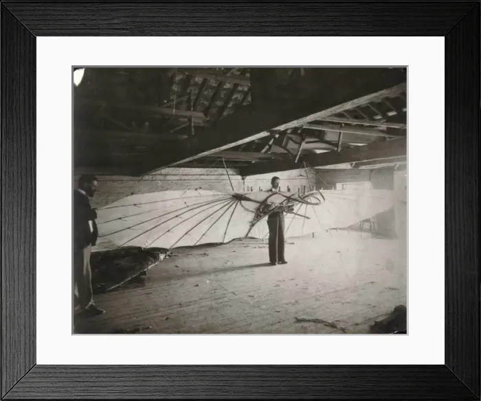 Framed Print : Lilienthal glider Framed Print : Lilienthal glider